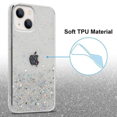 iPhone 14 Suojakuori Kotelo (Läpinäkyvä)