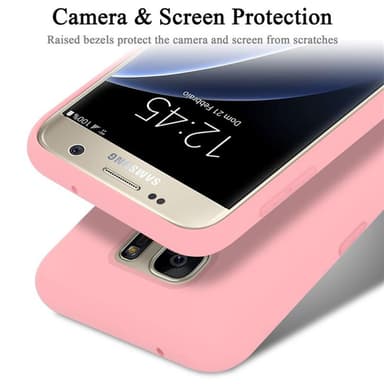 Samsung Galaxy S7 Suojakuori Kotelo (Vaaleanpunainen)