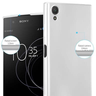Sony Xperia XA1 PLUS Suojakuori Kotelo (Hopea)