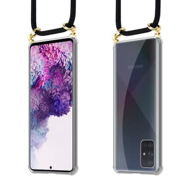 Samsung Galaxy A51 4G / M40s Suojakuori Kotelo (Musta)