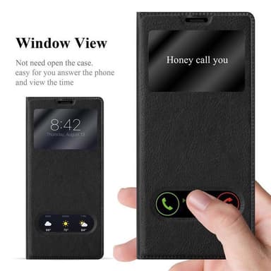 Lompakkokotelo Samsung Galaxy NOTE 8 Case (Musta)