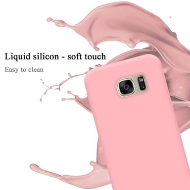 Samsung Galaxy S7 Suojakuori Kotelo (Vaaleanpunainen)