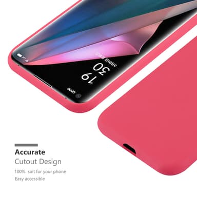 Suojakuori Oppo FIND X3 PRO Kotelo (Punainen)