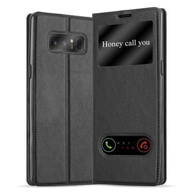 Lompakkokotelo Samsung Galaxy NOTE 8 Case (Musta)