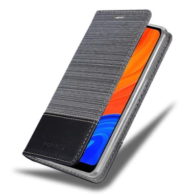 Huawei Y6S Suojakuori Lompakkokotelo (harmaa)