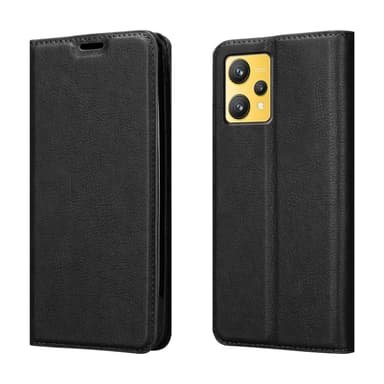 Realme 9 4G / 9 PRO+ Suojakuori Lompakkokotelo (Musta)