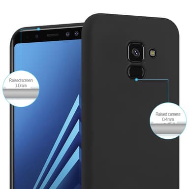 Suojakuori Samsung Galaxy A8 PLUS 2018 Kotelo (Musta)