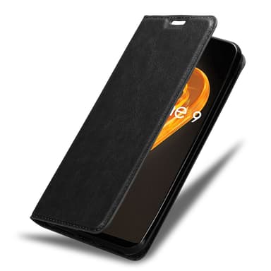 Realme 9 4G / 9 PRO+ Suojakuori Lompakkokotelo (Musta)