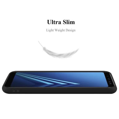 Suojakuori Samsung Galaxy A8 PLUS 2018 Kotelo (Musta)