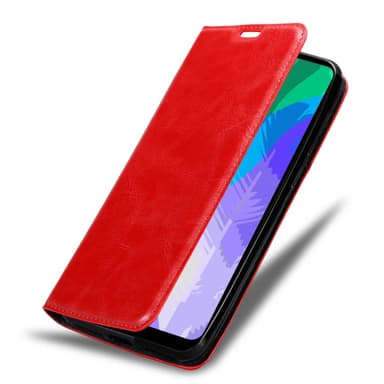 Huawei Y6P Suojakuori Lompakkokotelo (Punainen)