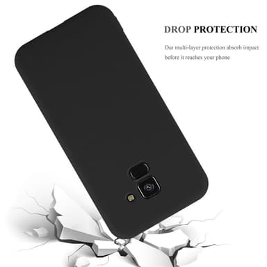 Suojakuori Samsung Galaxy A8 PLUS 2018 Kotelo (Musta)