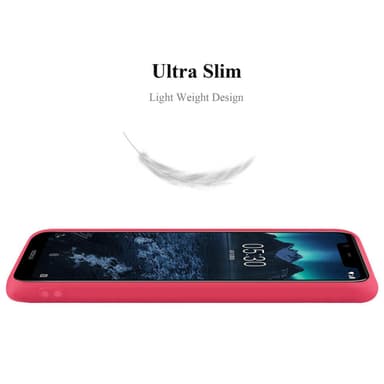 Suojakuori Nokia 5.1 PLUS / X5 Kotelo (Punainen)