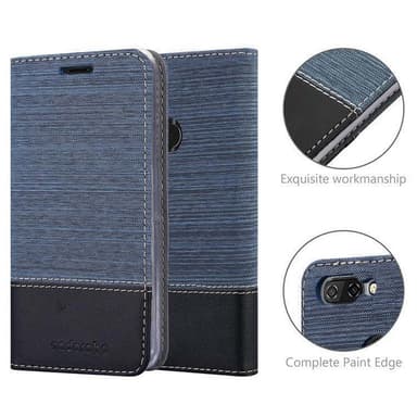 ZTE Blade V9 Suojakuori Lompakkokotelo (Sininen)