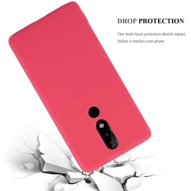 Suojakuori Nokia 5.1 PLUS / X5 Kotelo (Punainen)