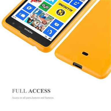 Nokia Lumia 625 Suojakuori Kotelo (Keltainen)