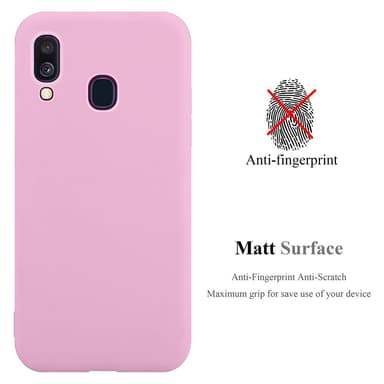 Suojakuori Samsung Galaxy A40 Kotelo (Vaaleanpunainen)