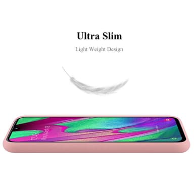 Suojakuori Samsung Galaxy A40 Kotelo (Vaaleanpunainen)