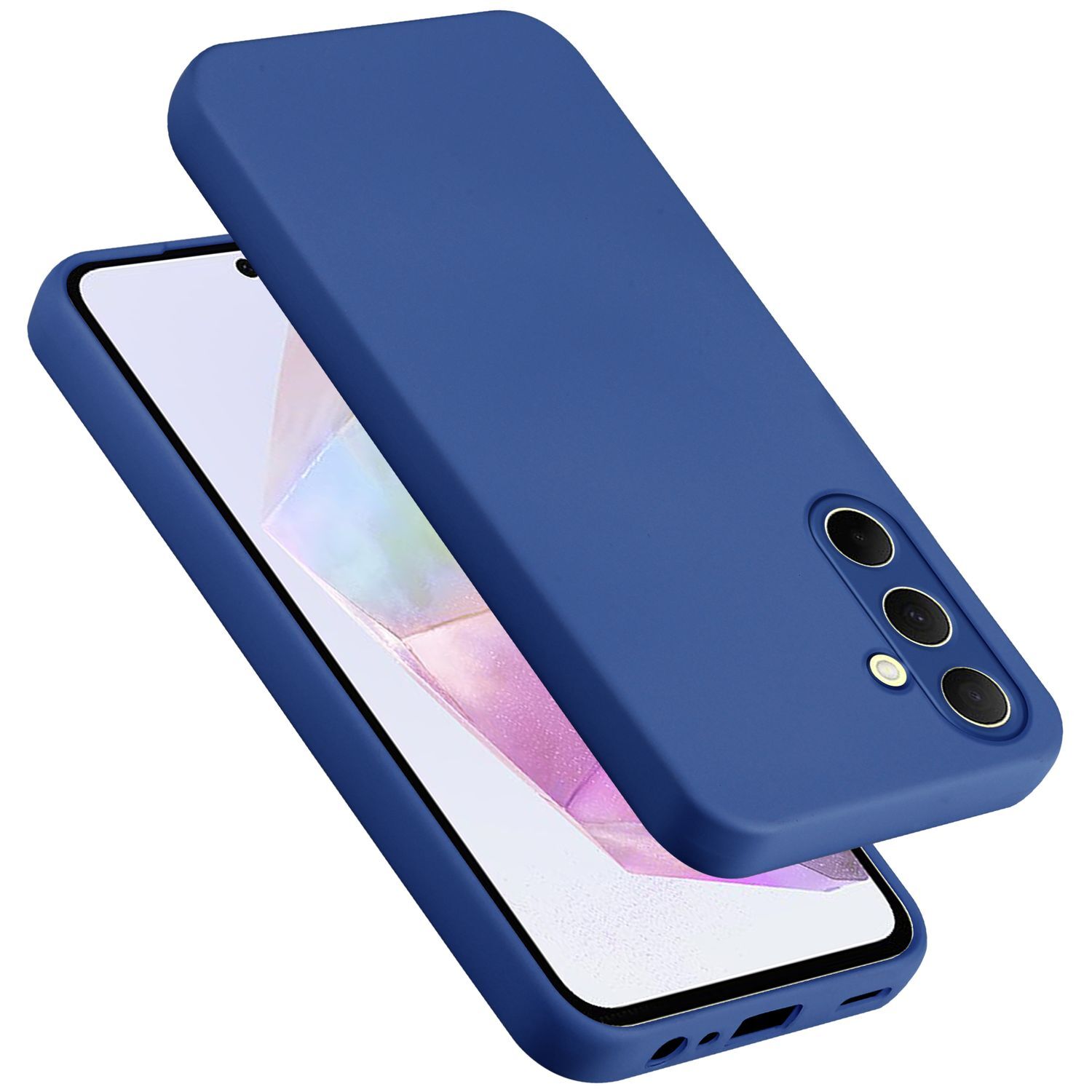 Samsung Galaxy A35 Suojakuori Kotelo (Sininen)