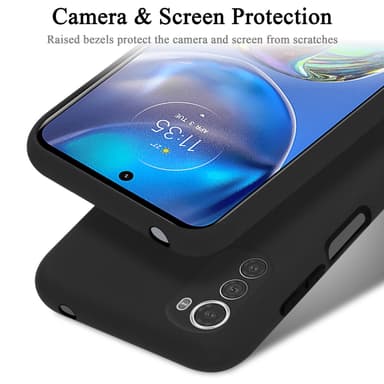 Motorola MOTO E32 4G / E32S Suojakuori Kotelo (Musta)