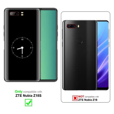 ZTE Nubia Z18S Suojakuori Universaali (Musta)