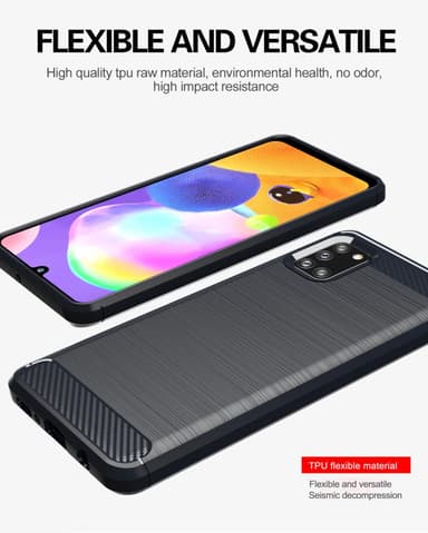 Suojakuori Samsung Galaxy A31 Kotelo (Musta)