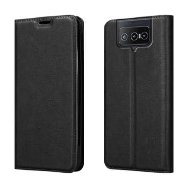 Asus ZenFone 8 FLIP Suojakuori Lompakkokotelo (Musta)