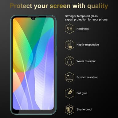Huawei Y6P Näytönsuoja Karkaistu lasi Suojakalvo