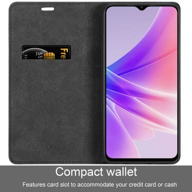 OnePlus Nord 2T Suojakuori Lompakkokotelo (Musta)