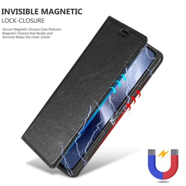 OnePlus Nord 2T Suojakuori Lompakkokotelo (Musta)