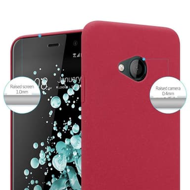 HTC U PLAY Suojakuori Kotelo Case (Punainen)