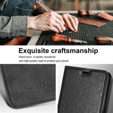 OnePlus Nord 2T Suojakuori Lompakkokotelo (Musta)