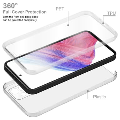 Samsung Galaxy A53 5G Suojakuori Cover (Läpinäkyvä)