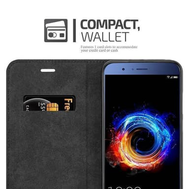Honor 8 PRO Suojakuori Lompakkokotelo (Punainen)