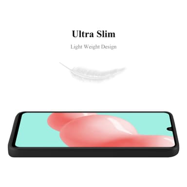 Samsung Galaxy A41 Suojakuori Kotelo (Musta)