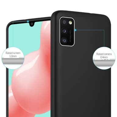 Samsung Galaxy A41 Suojakuori Kotelo (Musta)