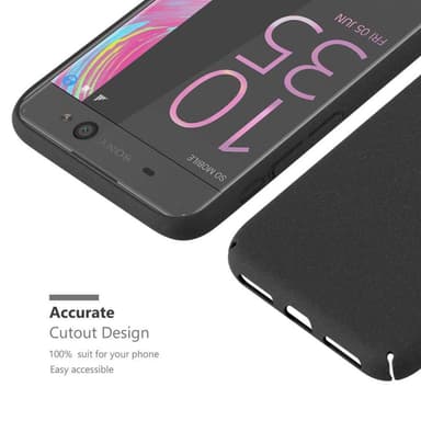 Sony Xperia XA Suojakuori Kotelo Case (Musta)