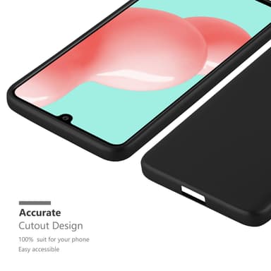 Samsung Galaxy A41 Suojakuori Kotelo (Musta)