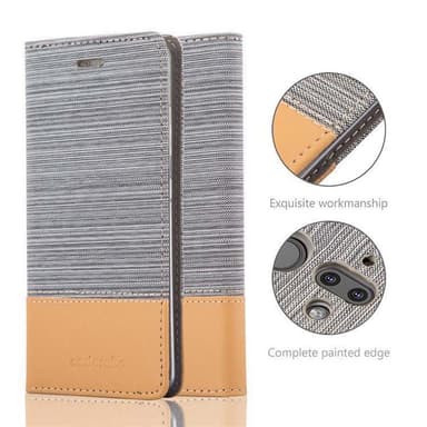 Nokia 8 Sirocco Suojakuori Lompakkokotelo (harmaa)