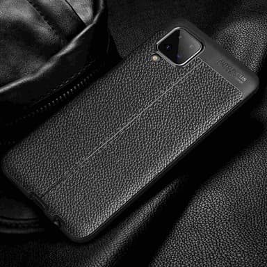 Samsung Galaxy A12 / M12 Suojakuori Cover (Musta)