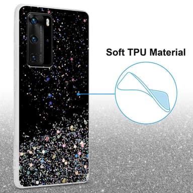 Huawei P40 PRO / P40 PRO+ Suojakuori Kotelo (Musta)
