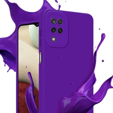 Samsung Galaxy A12 / M12 Suojakuori Kotelo (Violetti)