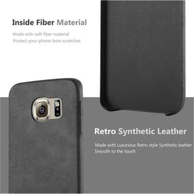 Samsung Galaxy S6 EDGE Suojakuori Kotelo (Musta)