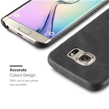 Samsung Galaxy S6 EDGE Suojakuori Kotelo (Musta)
