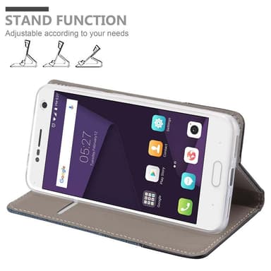 ZTE Blade V8 Suojakuori Lompakkokotelo (Sininen)