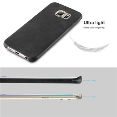 Samsung Galaxy S6 EDGE Suojakuori Kotelo (Musta)
