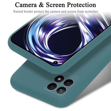Realme 8i / Narzo 50 4G Suojakuori Kotelo (Green)