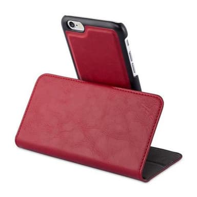 Suojakuori iPhone 6 / 6S Lompakkokotelo (Punainen)