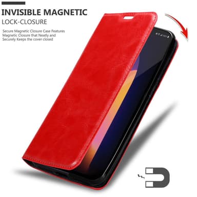 LG V60 ThinQ Suojakuori Lompakkokotelo (Punainen)