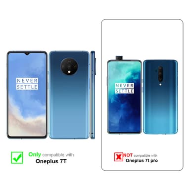OnePlus 7T 3x Suojakalvo Karkaistu lasi Näytönsuoja