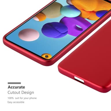 Samsung Galaxy A21s Suojakuori Kotelo (Punainen)